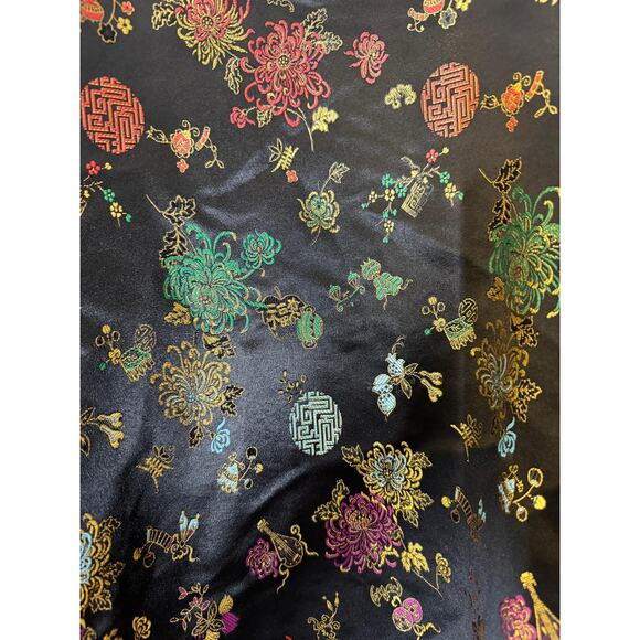 Lord & Taylor Vintage Velvet Floral Blazer Silk Lining Sz L/XL - Picture 7 of 8